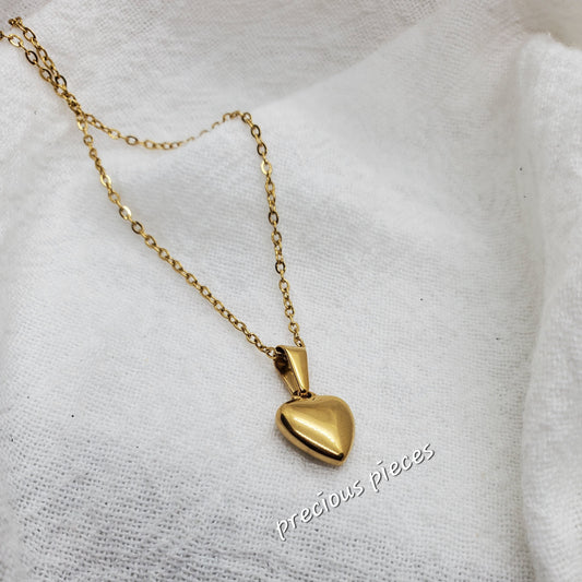 Puffy Heart Necklace