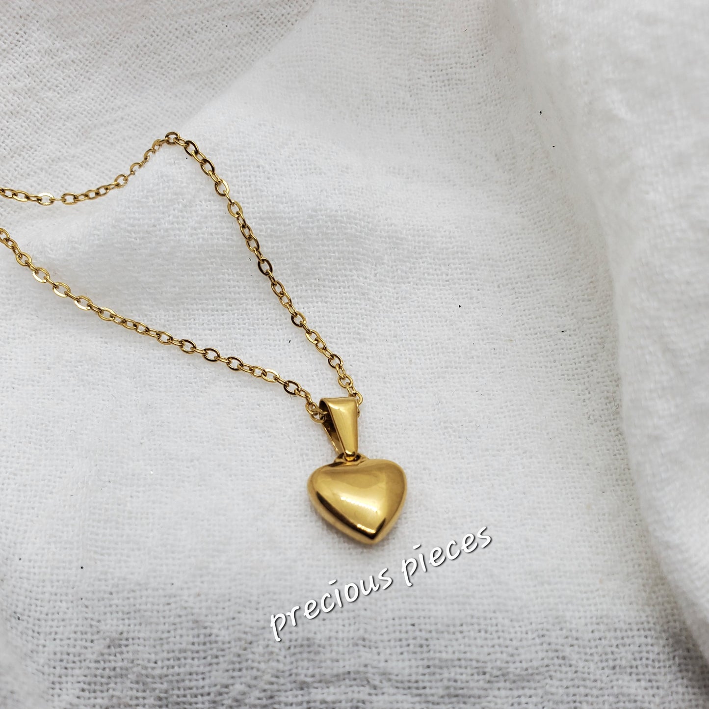 Puffy Heart Necklace