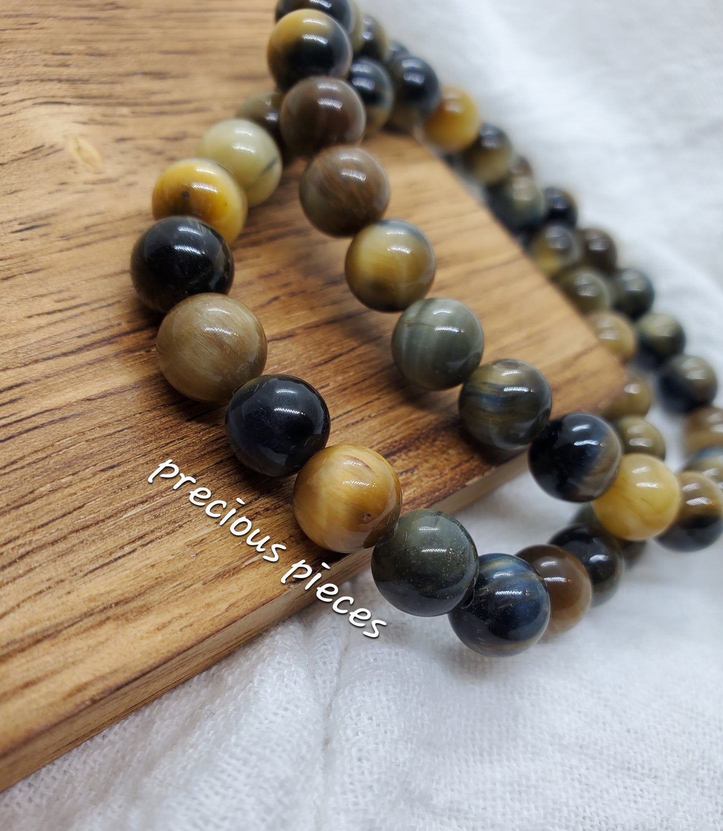 Men's Tiger Eye Beaded Bracelets