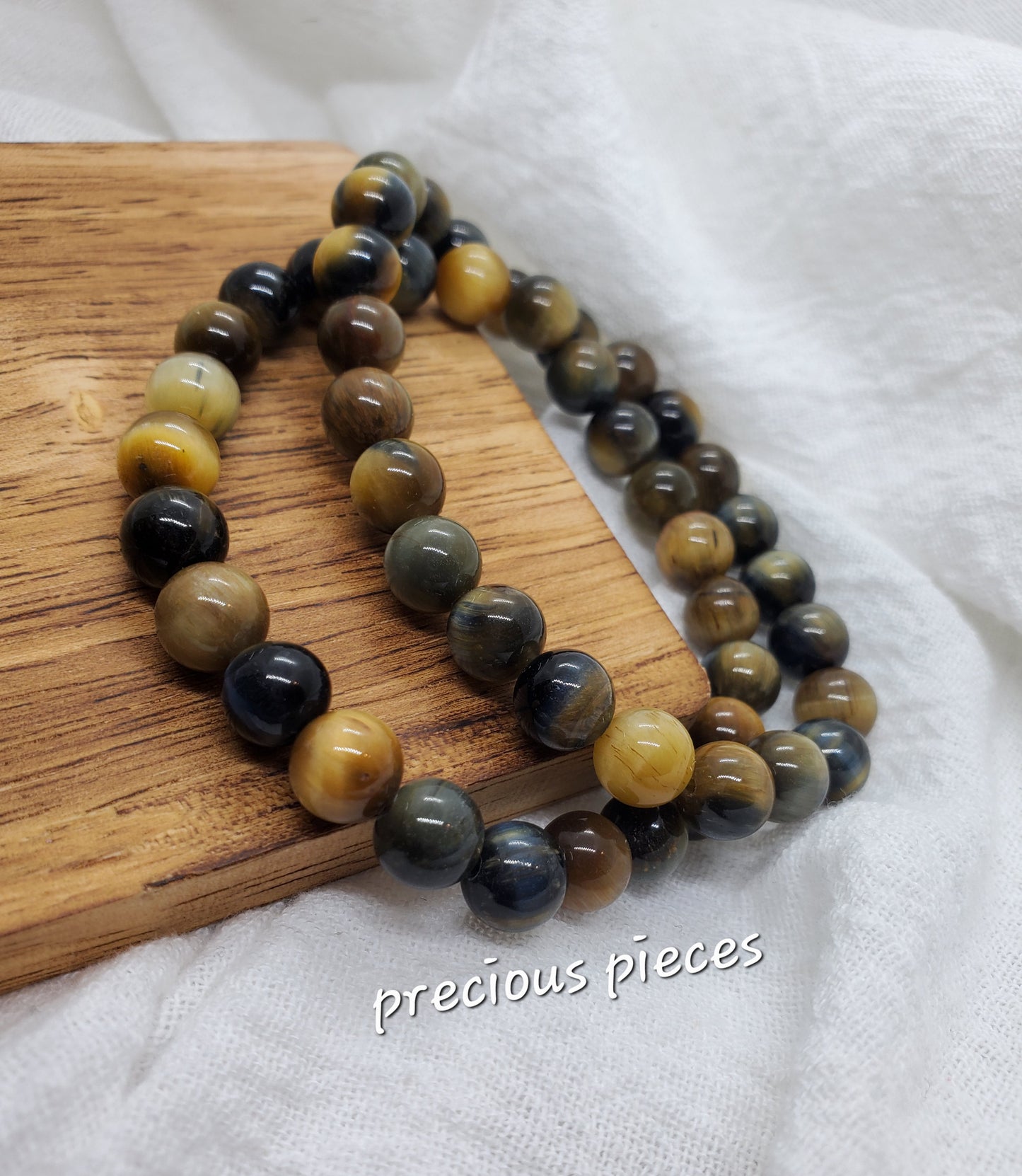 Men's Tiger Eye Beaded Bracelets