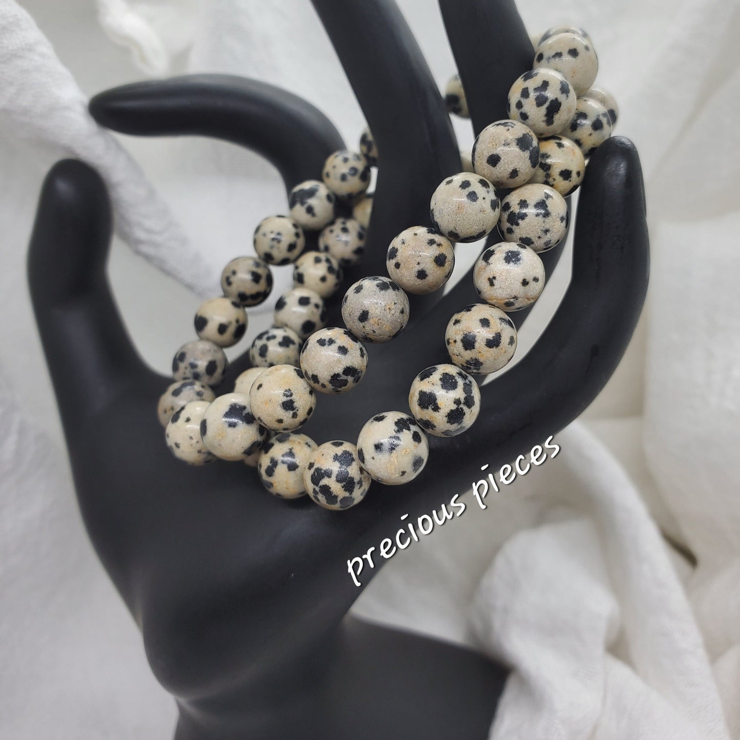 Dalmatian Beaded Bracelet