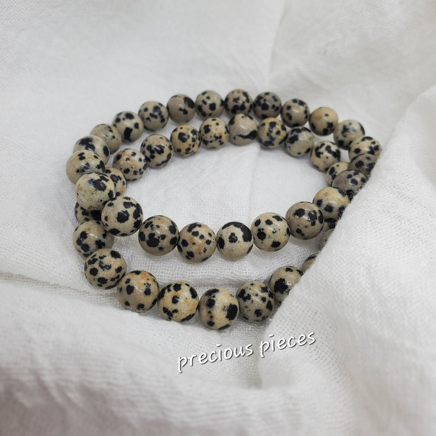 Dalmatian Beaded Bracelet