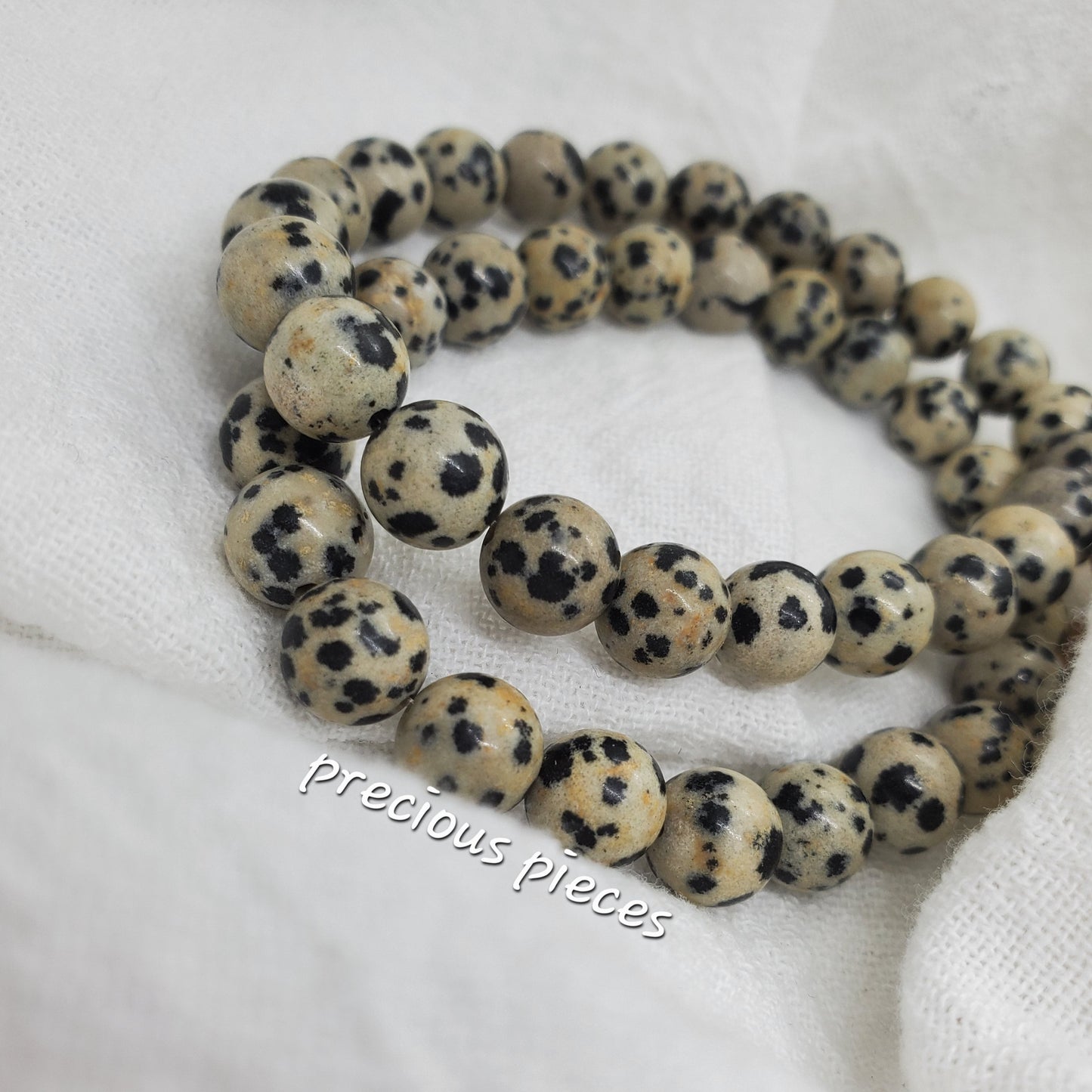 Dalmatian Beaded Bracelet