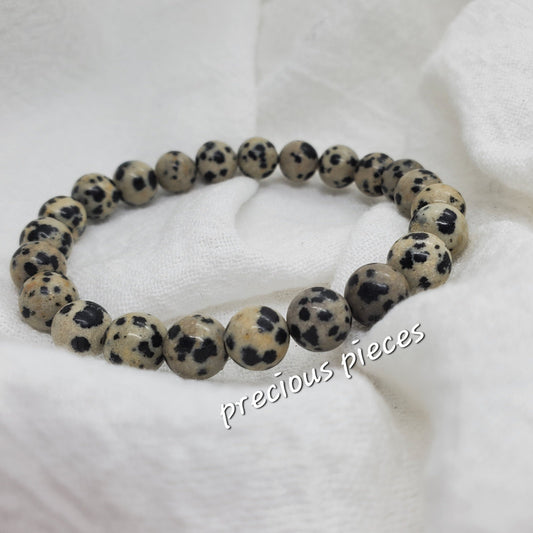 Dalmatian Beaded Bracelet