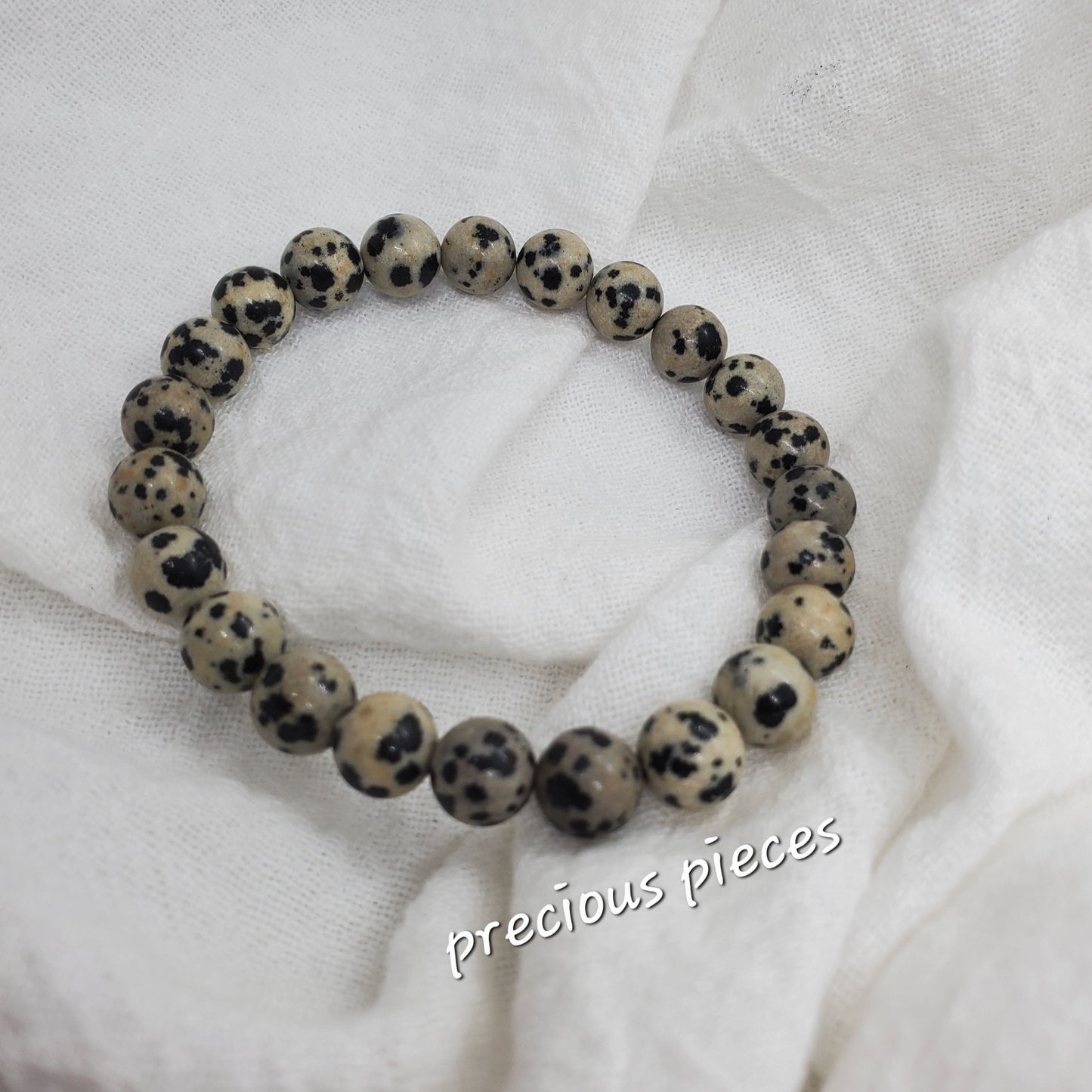 Dalmatian Beaded Bracelet