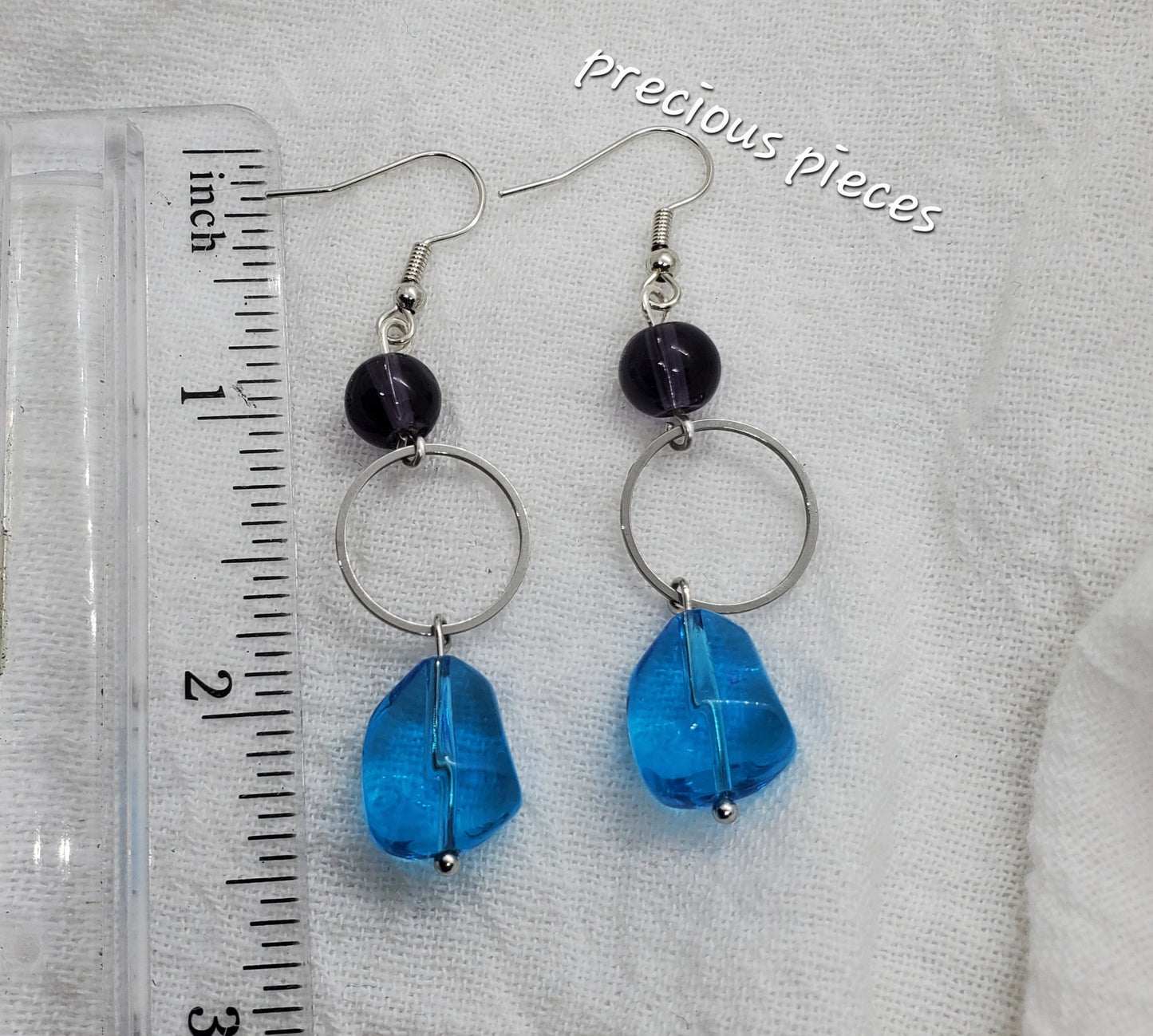 Turquoise Nugget Earrings