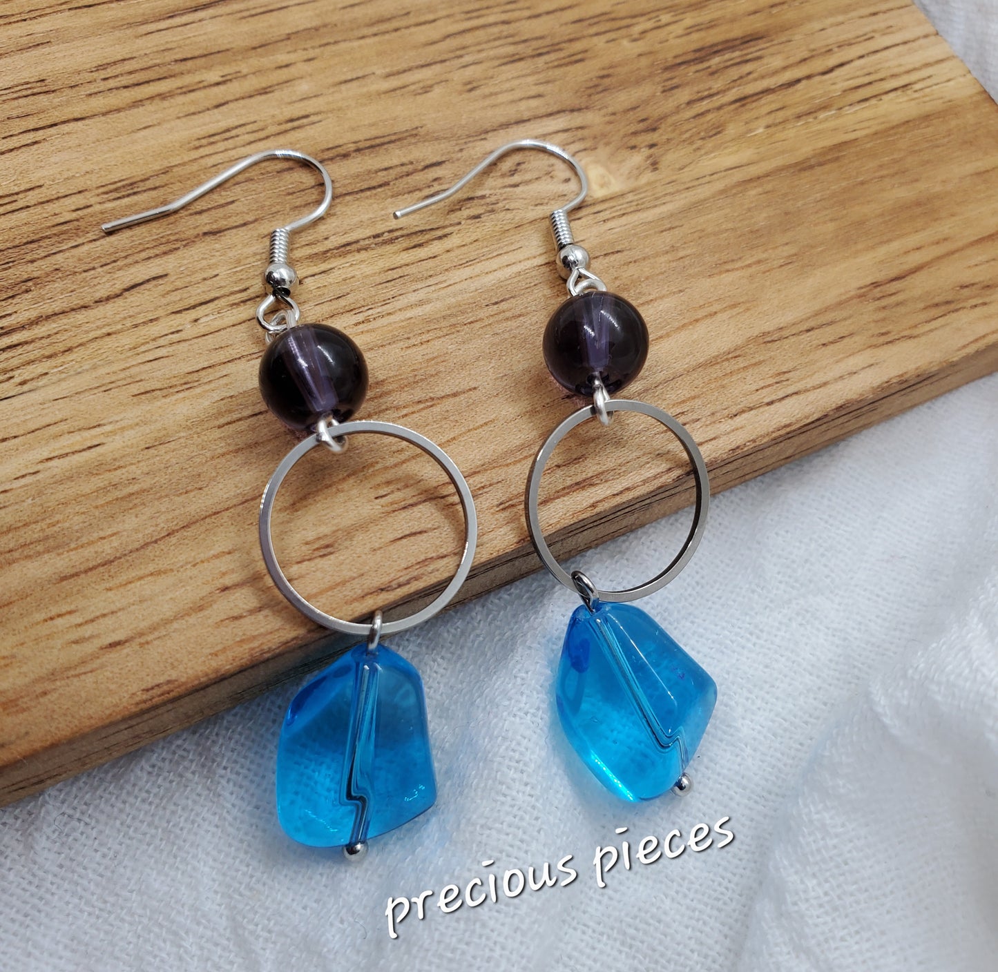 Turquoise Nugget Earrings