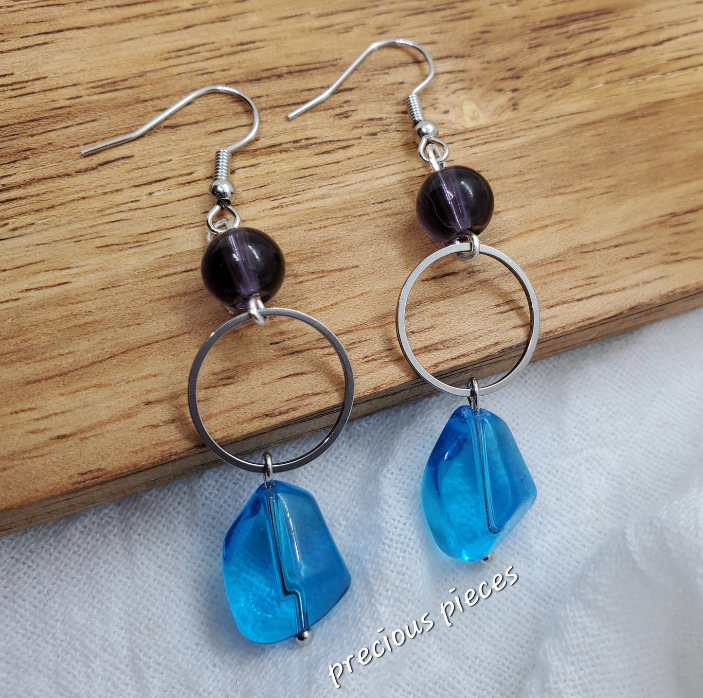 Turquoise Nugget Earrings