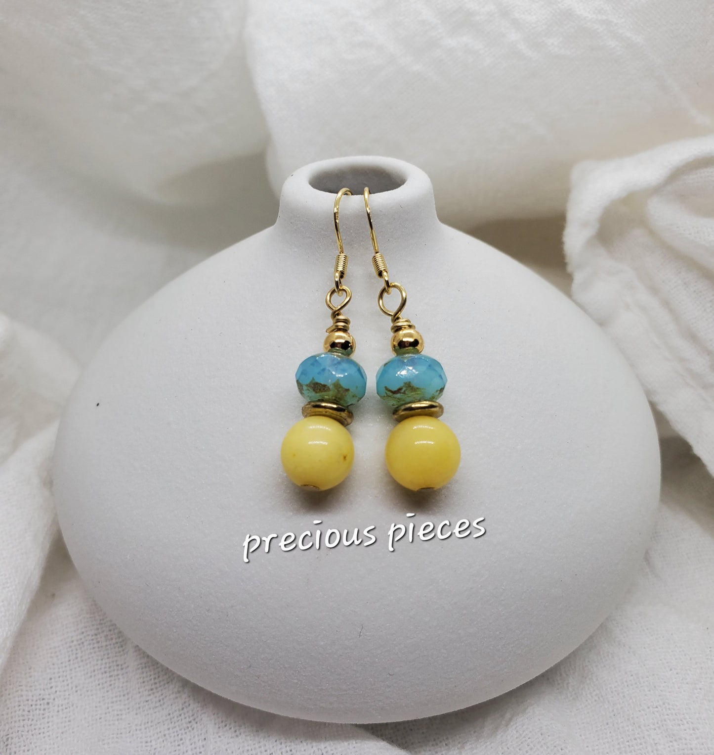 Yellow Bohemian Earrings