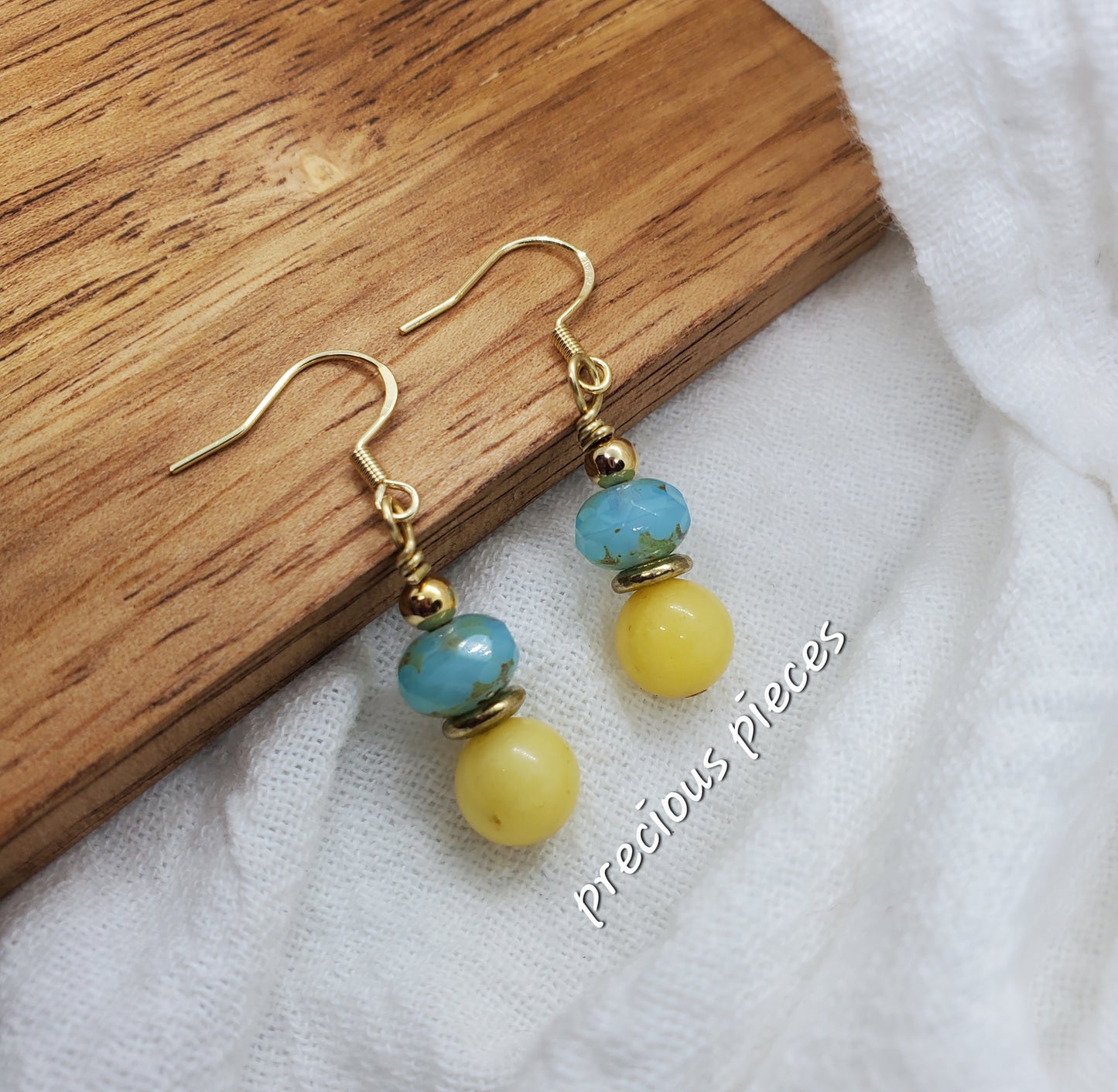 Yellow Bohemian Earrings