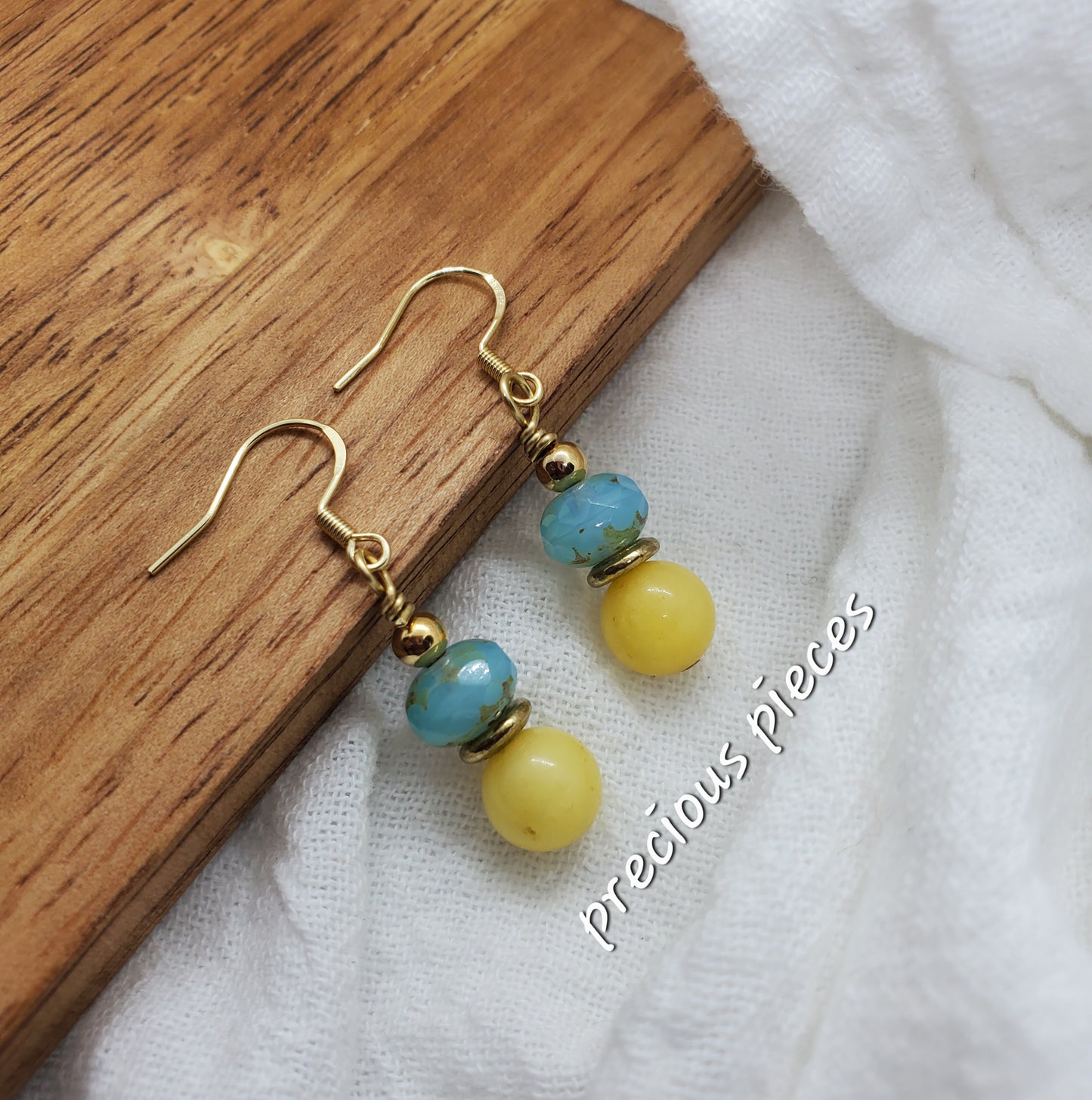 Yellow Bohemian Earrings