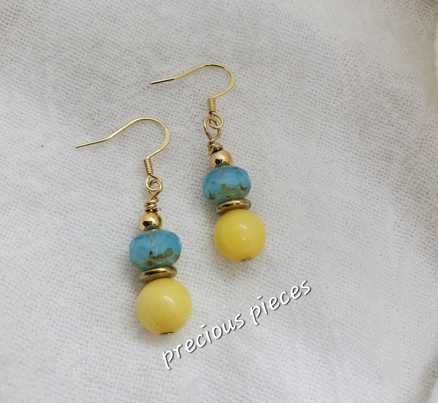 Yellow Bohemian Earrings