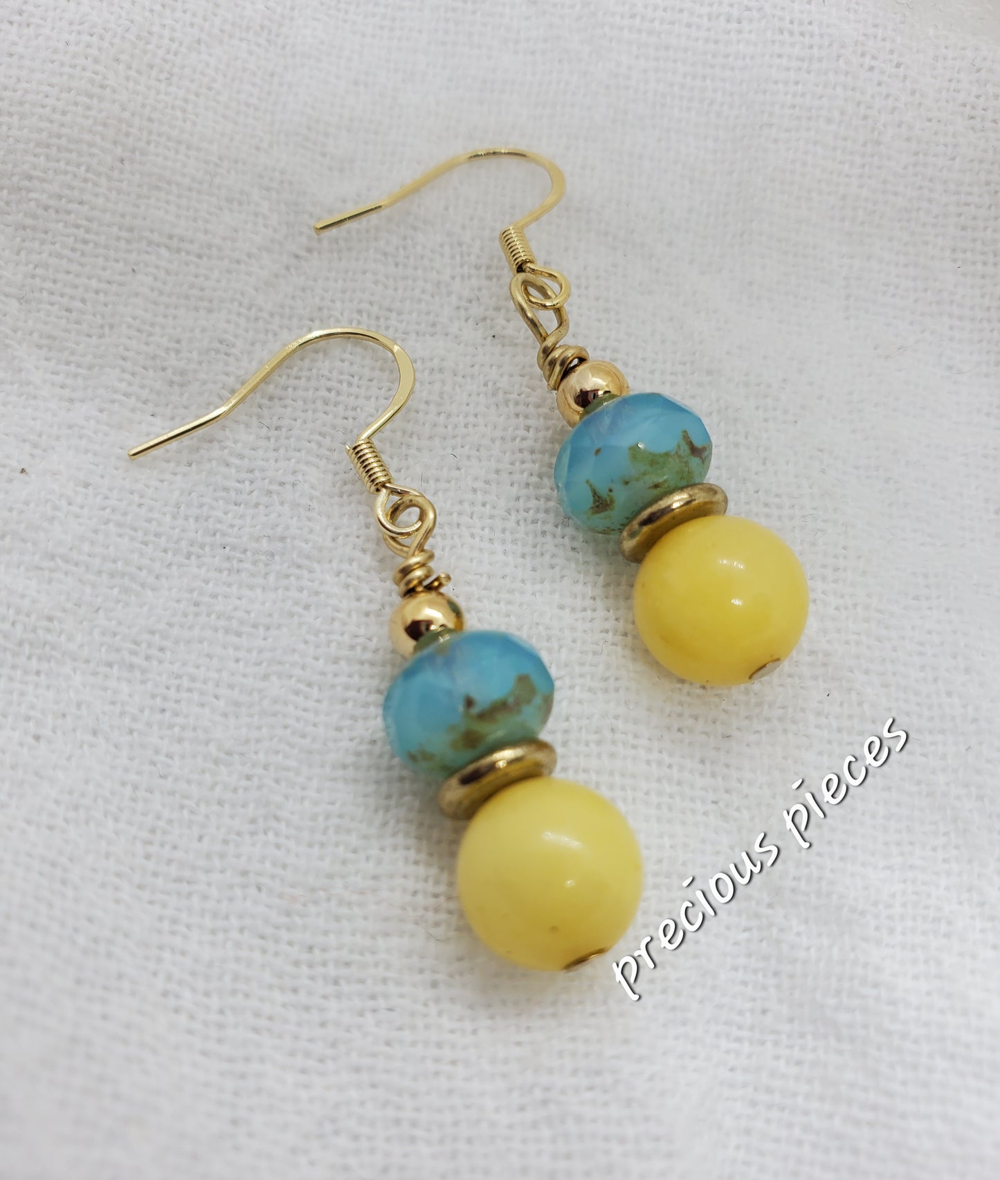 Yellow Bohemian Earrings