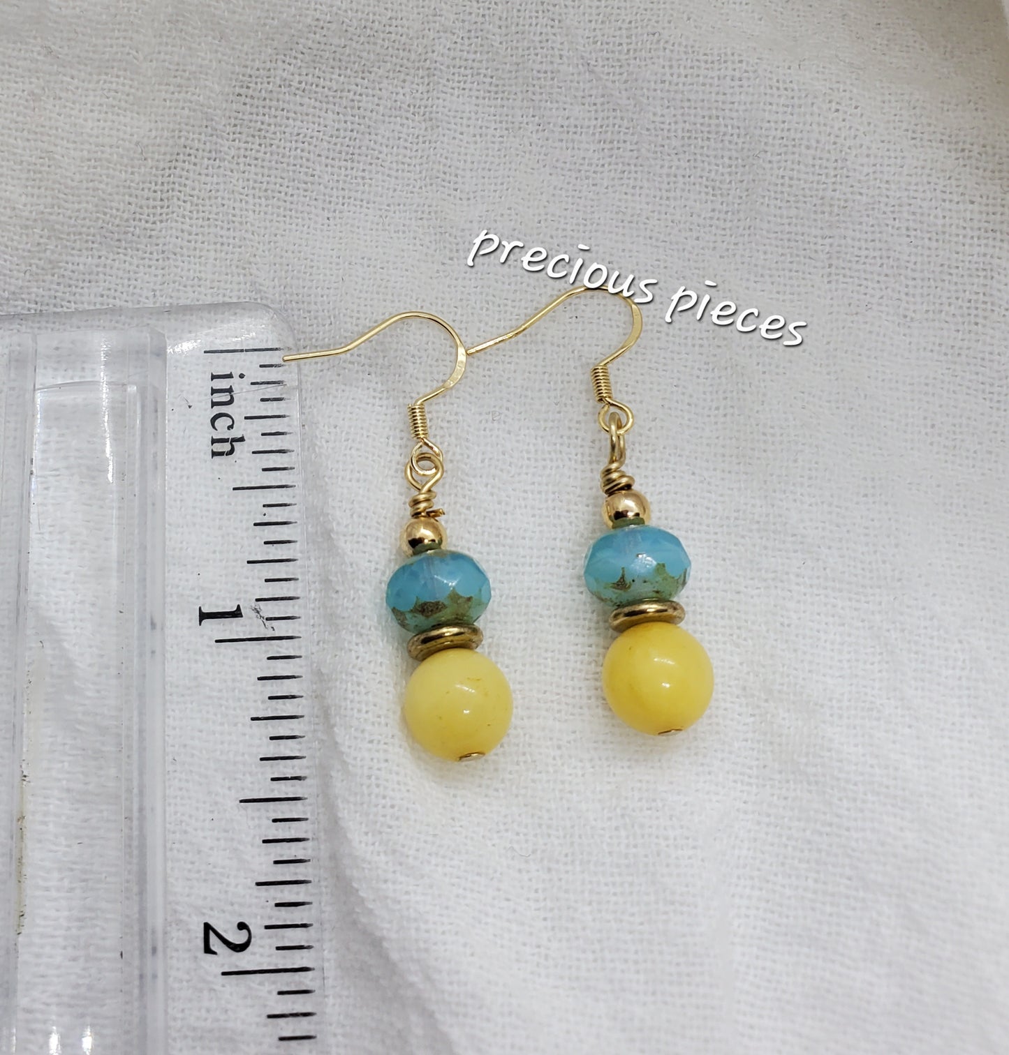 Yellow Bohemian Earrings