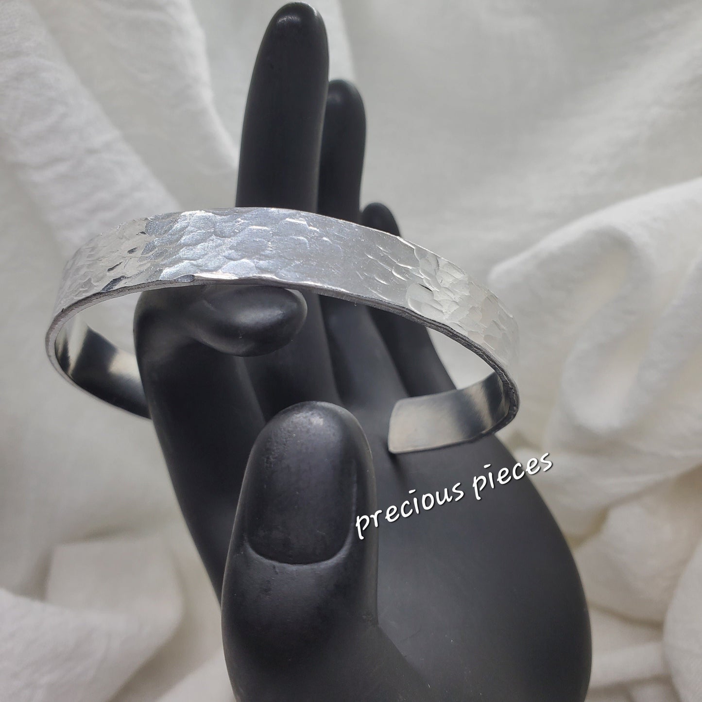 Medium Silver Hammered Bangles/ Bracelets