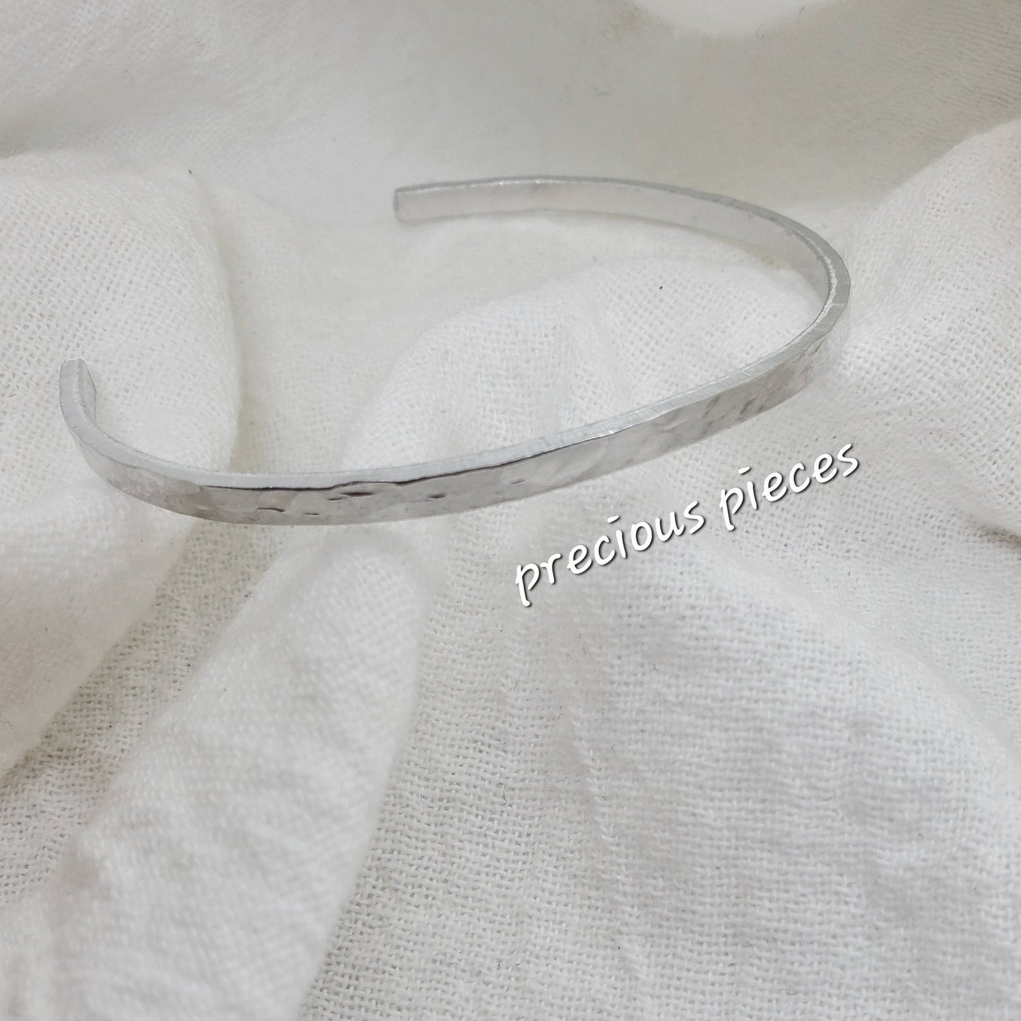 Extra Small Hammered Silver Bangles/Bracelets