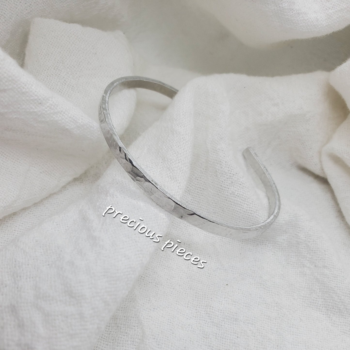 Extra Small Hammered Silver Bangles/Bracelets