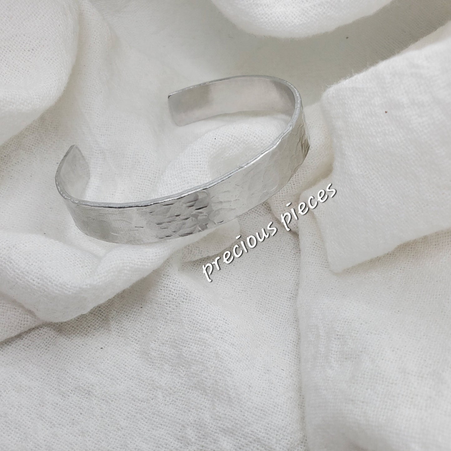 Medium Silver Hammered Bangles/ Bracelets