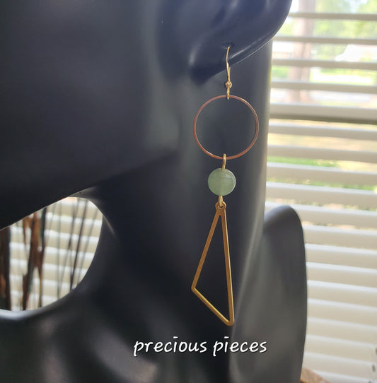 Triangle Geometric Earrings