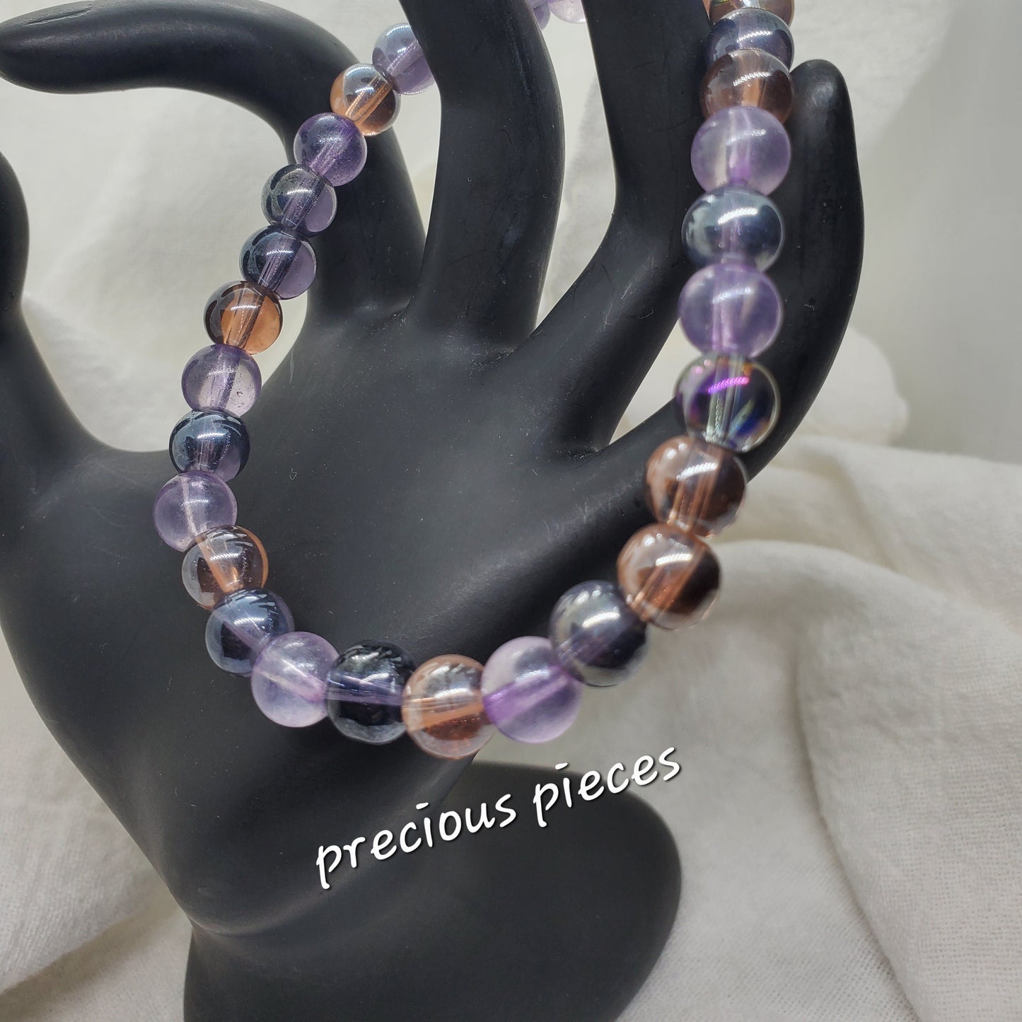 Men's Glass Beaded Bracelet