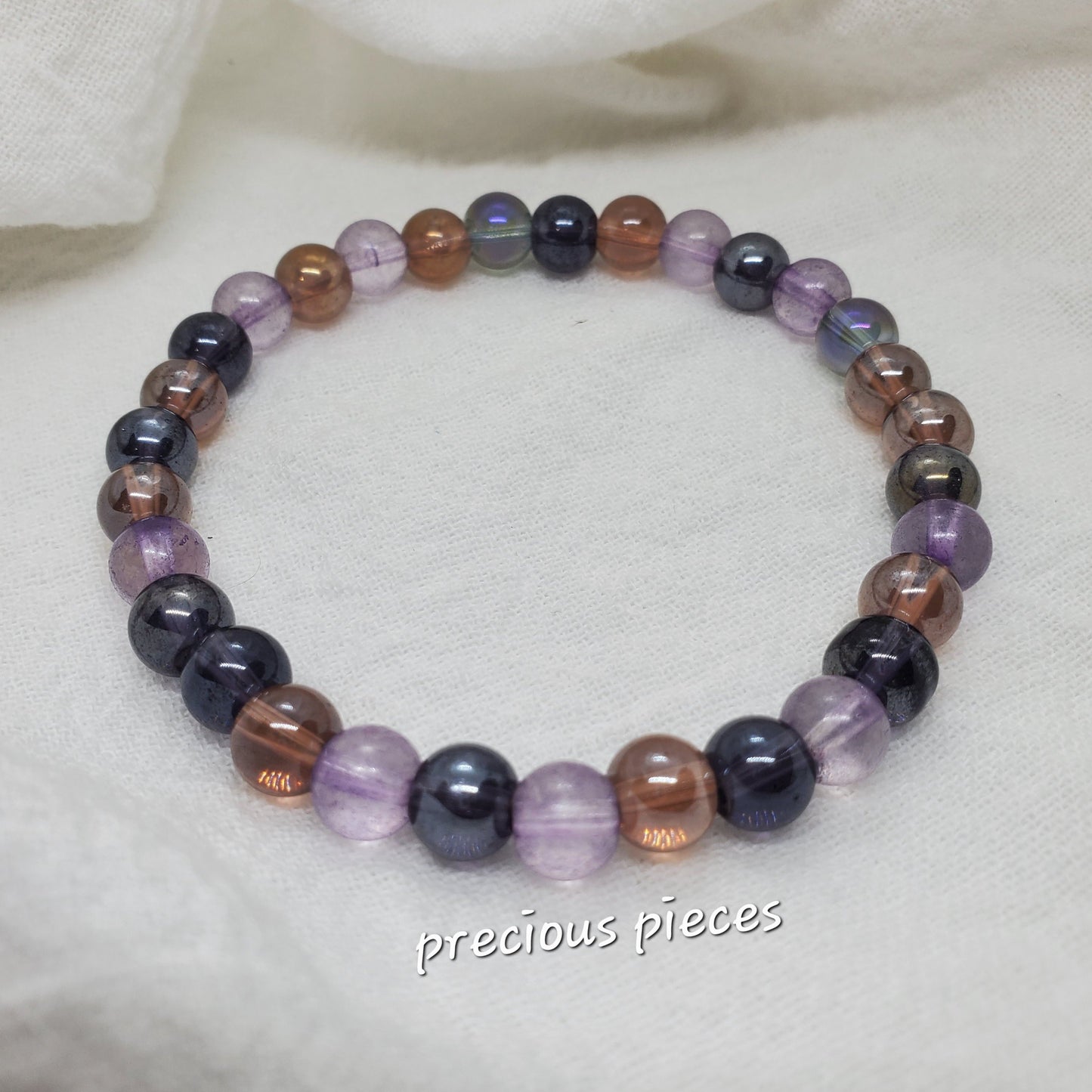 Men's Glass Beaded Bracelet