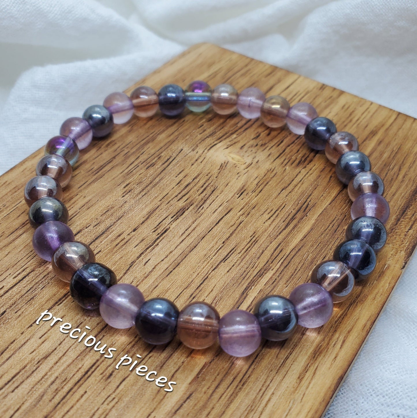 Men's Glass Beaded Bracelet