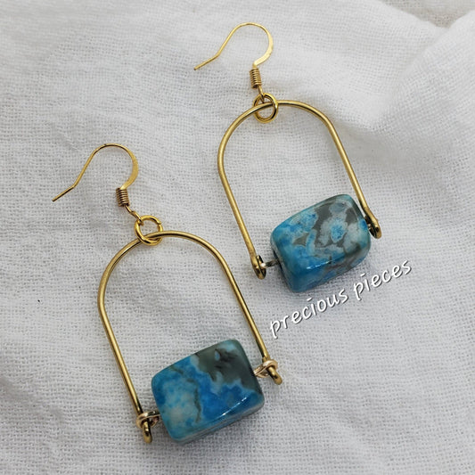 Turquoise Jasper Earrings