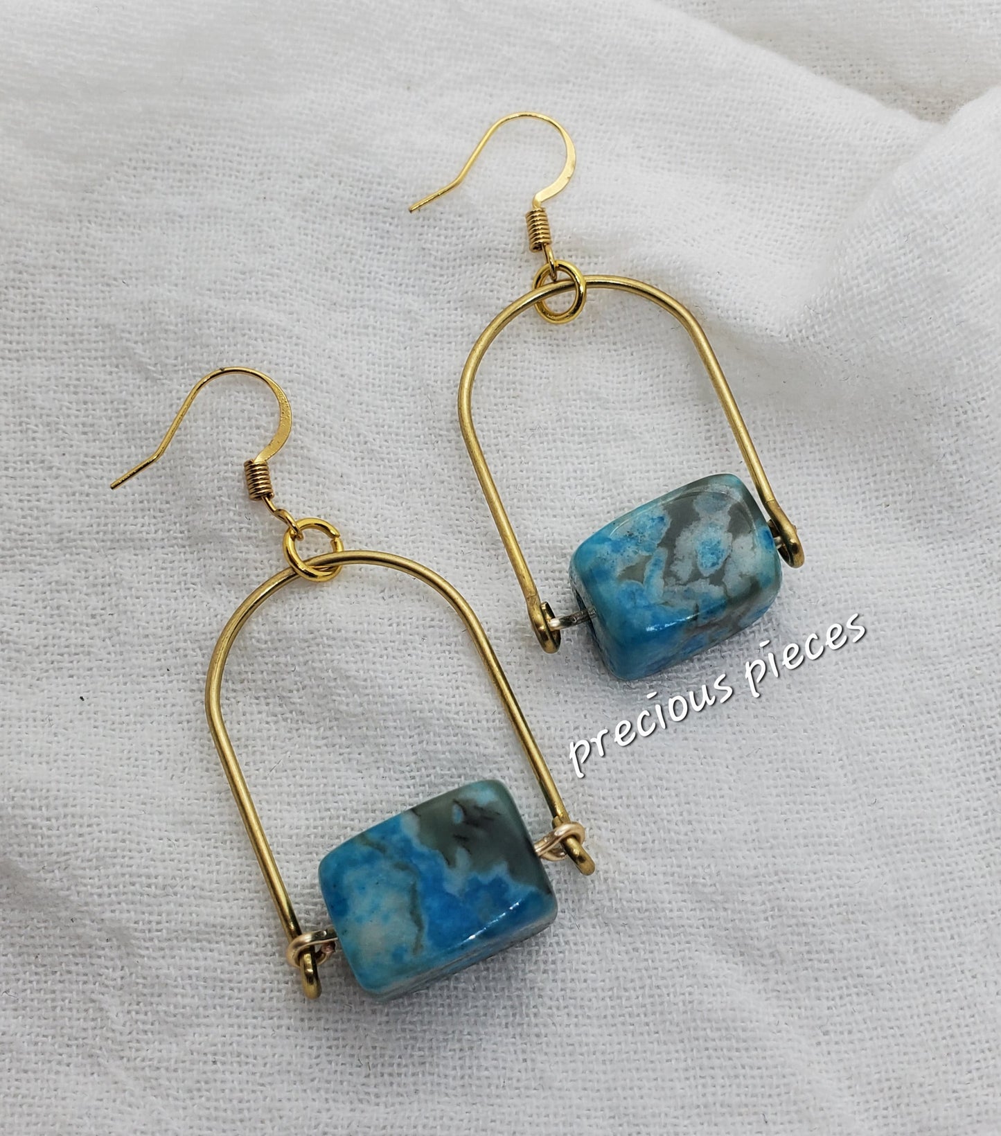 Turquoise Jasper Earrings