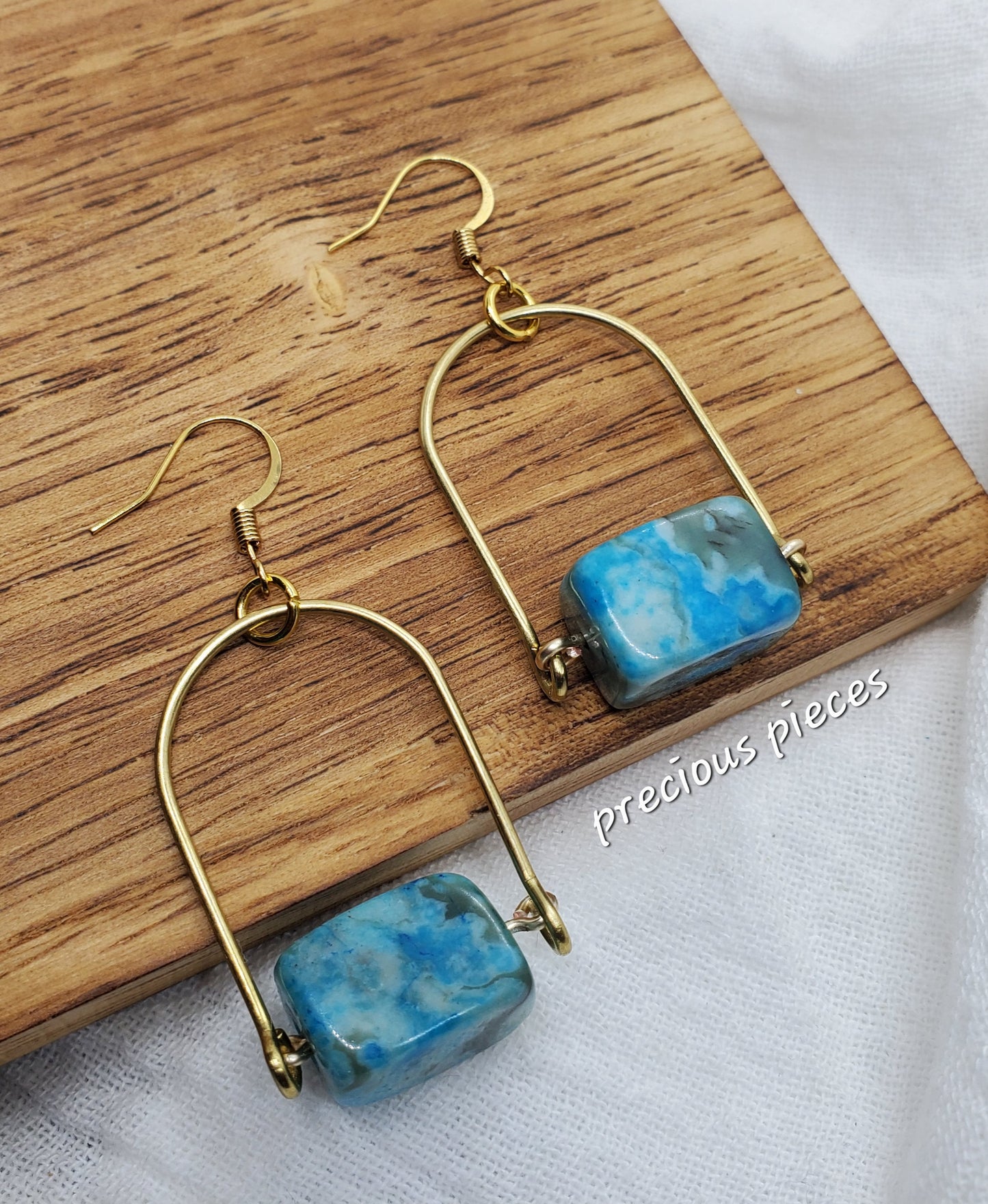 Turquoise Jasper Earrings