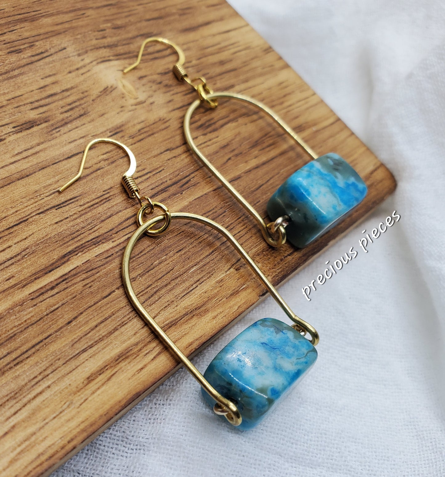 Turquoise Jasper Earrings