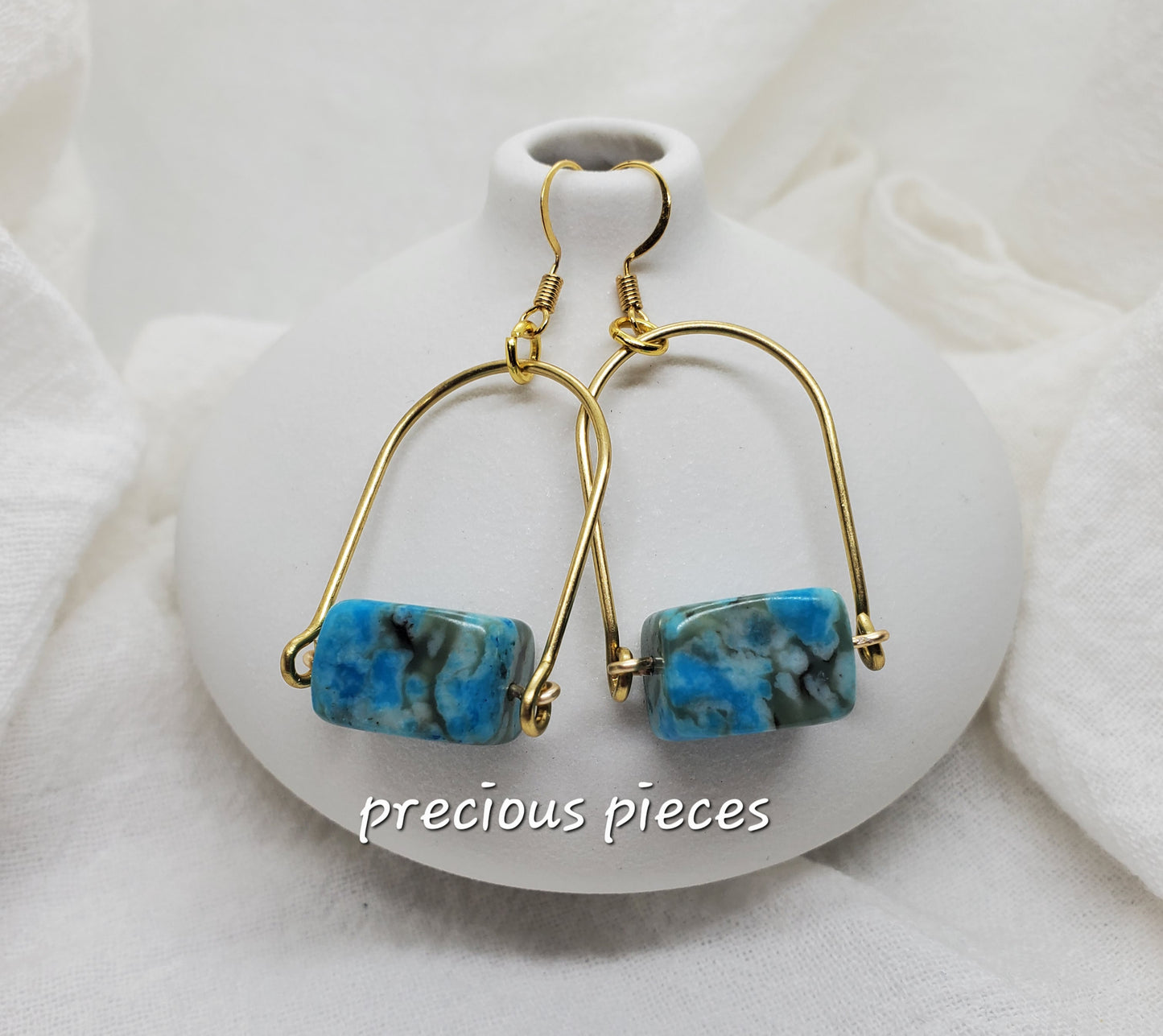 Turquoise Jasper Earrings