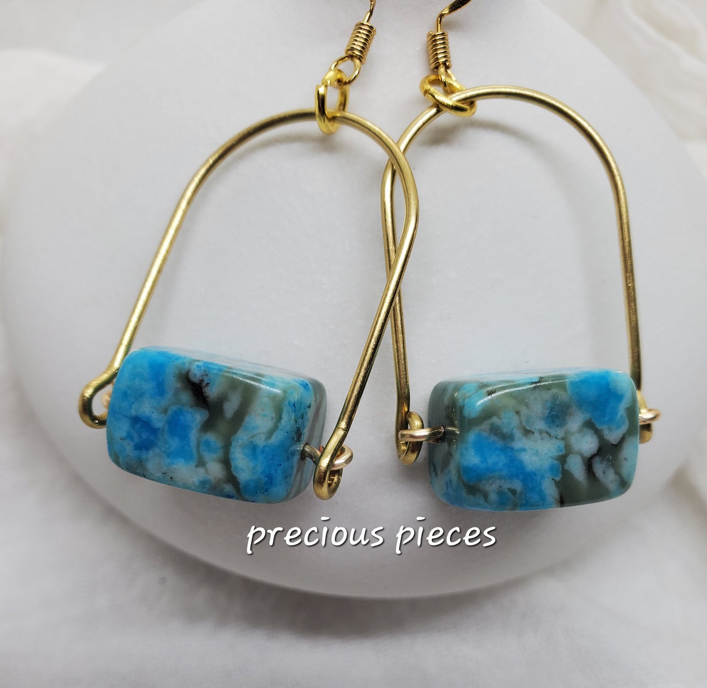 Turquoise Jasper Earrings