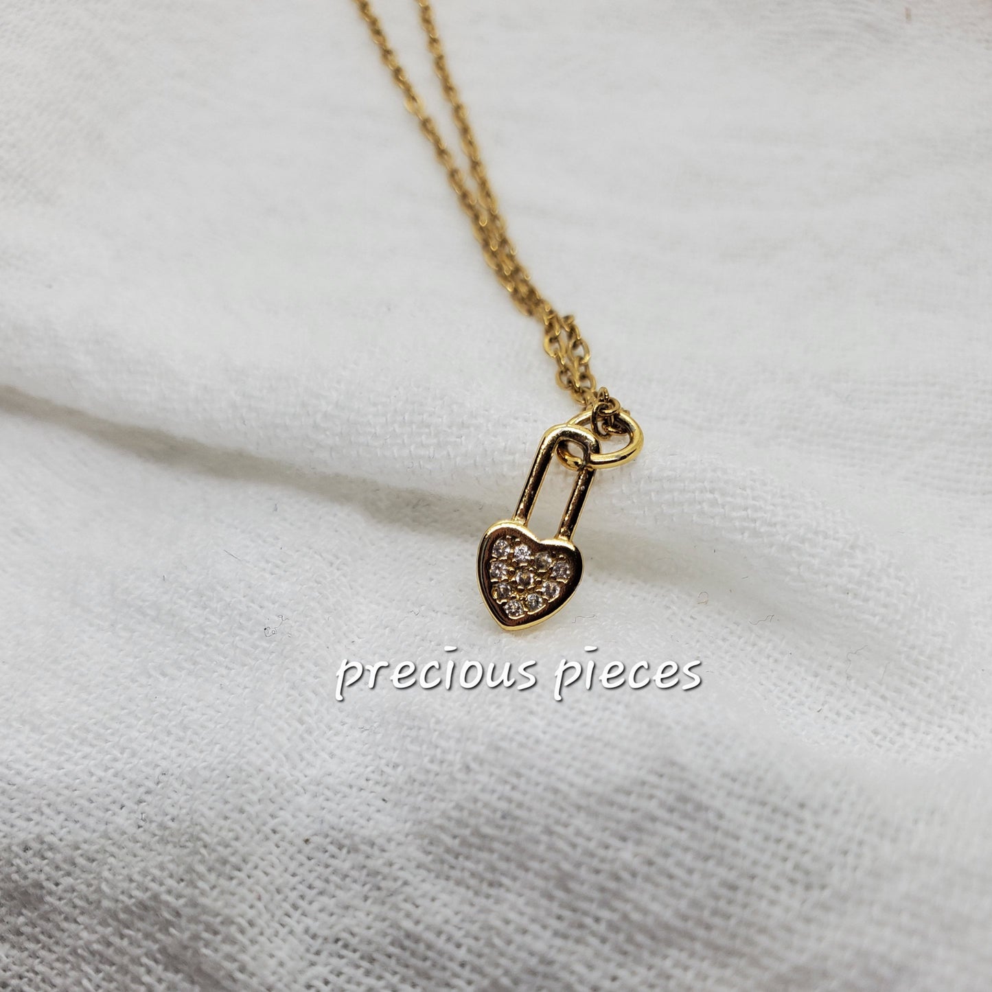 Locked In Love Heart Necklace