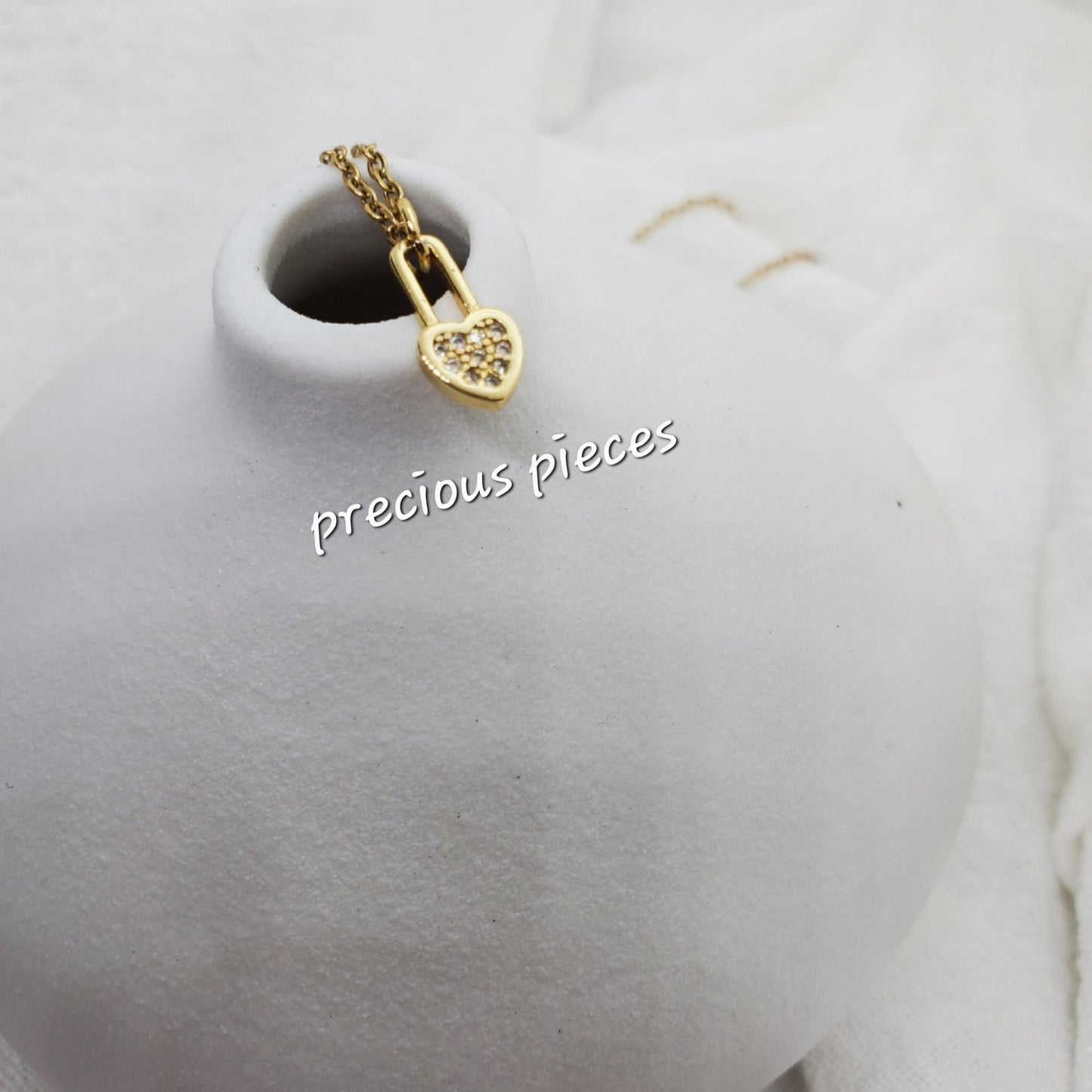 Locked In Love Heart Necklace