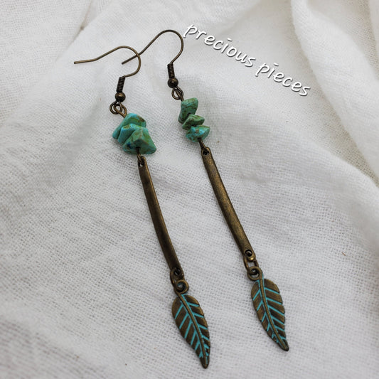 Turquoise Dangle Earrings