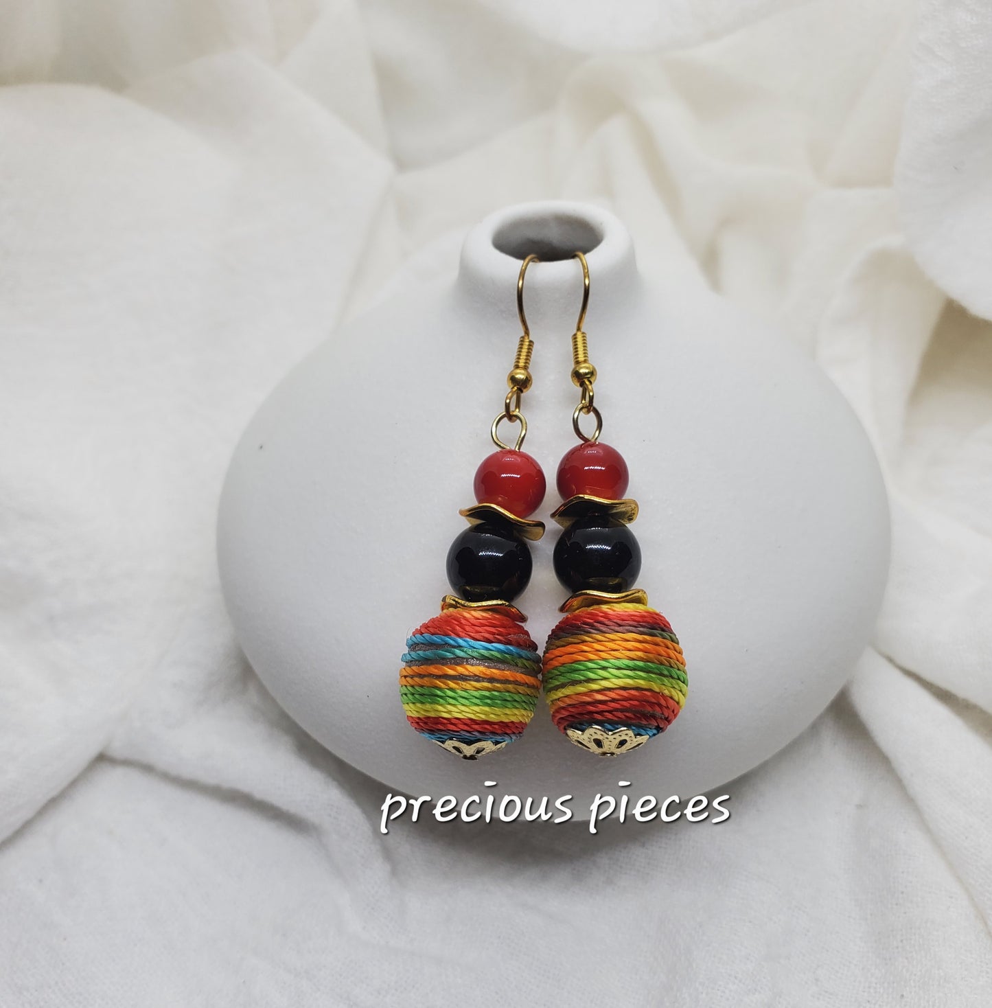 Multicolored Rope Earrings