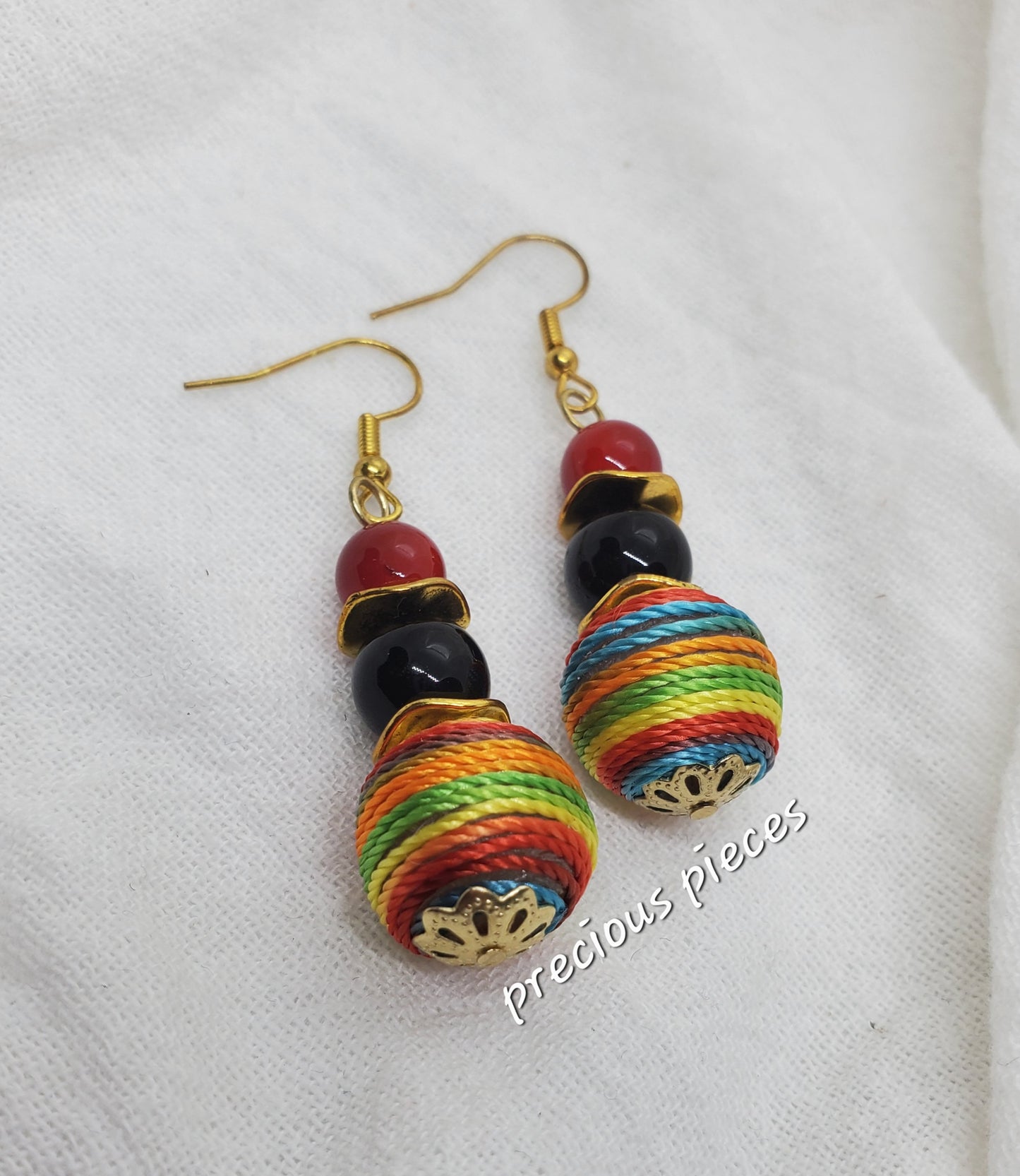 Multicolored Rope Earrings