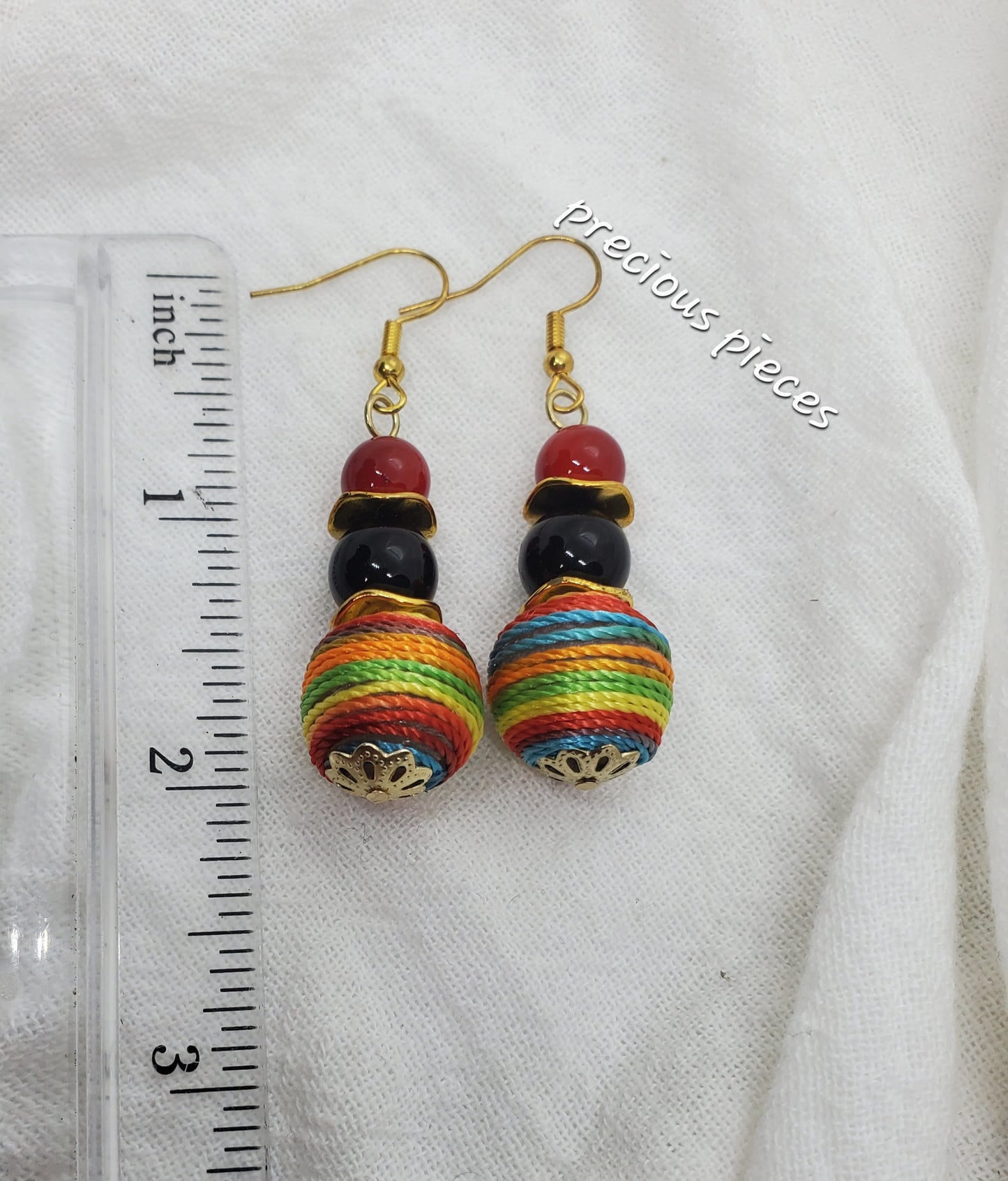 Multicolored Rope Earrings