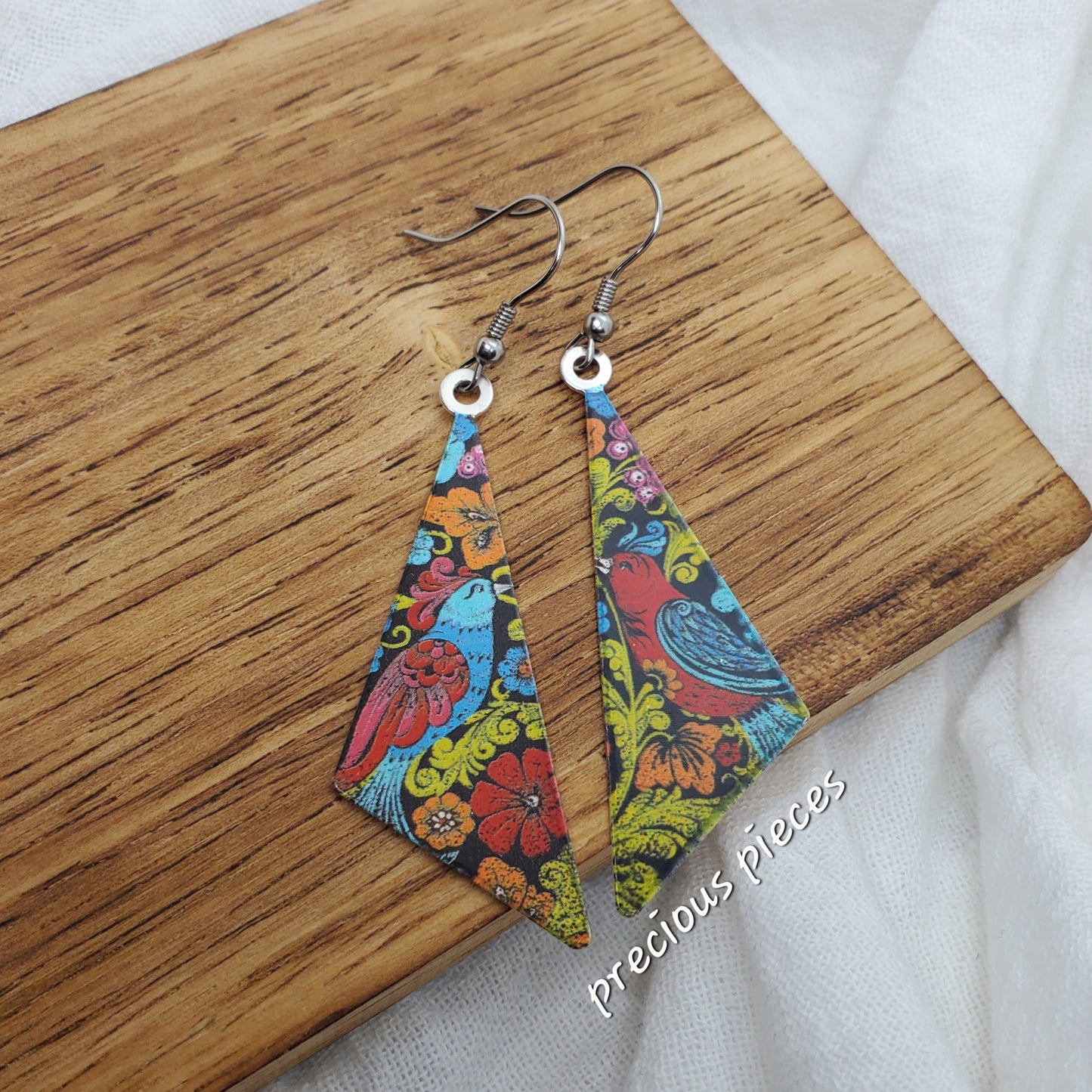 Paisley Bird Earrings