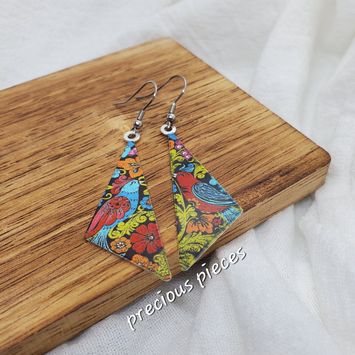 Paisley Bird Earrings