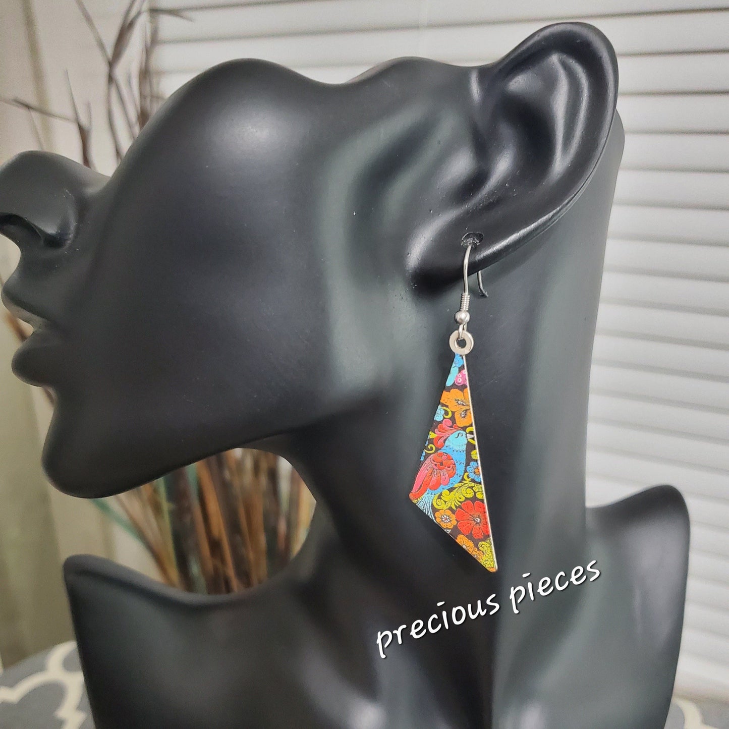 Paisley Bird Earrings