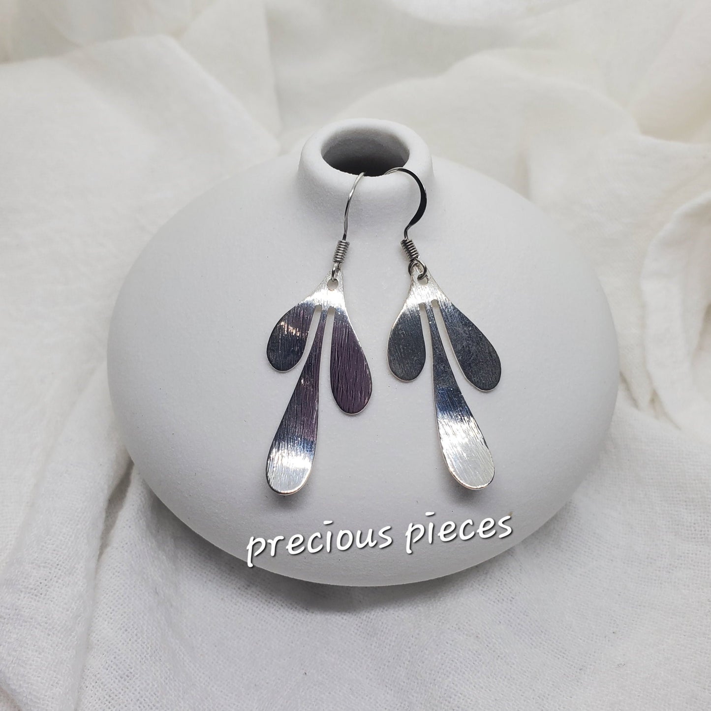 Silver Leaf Earrings