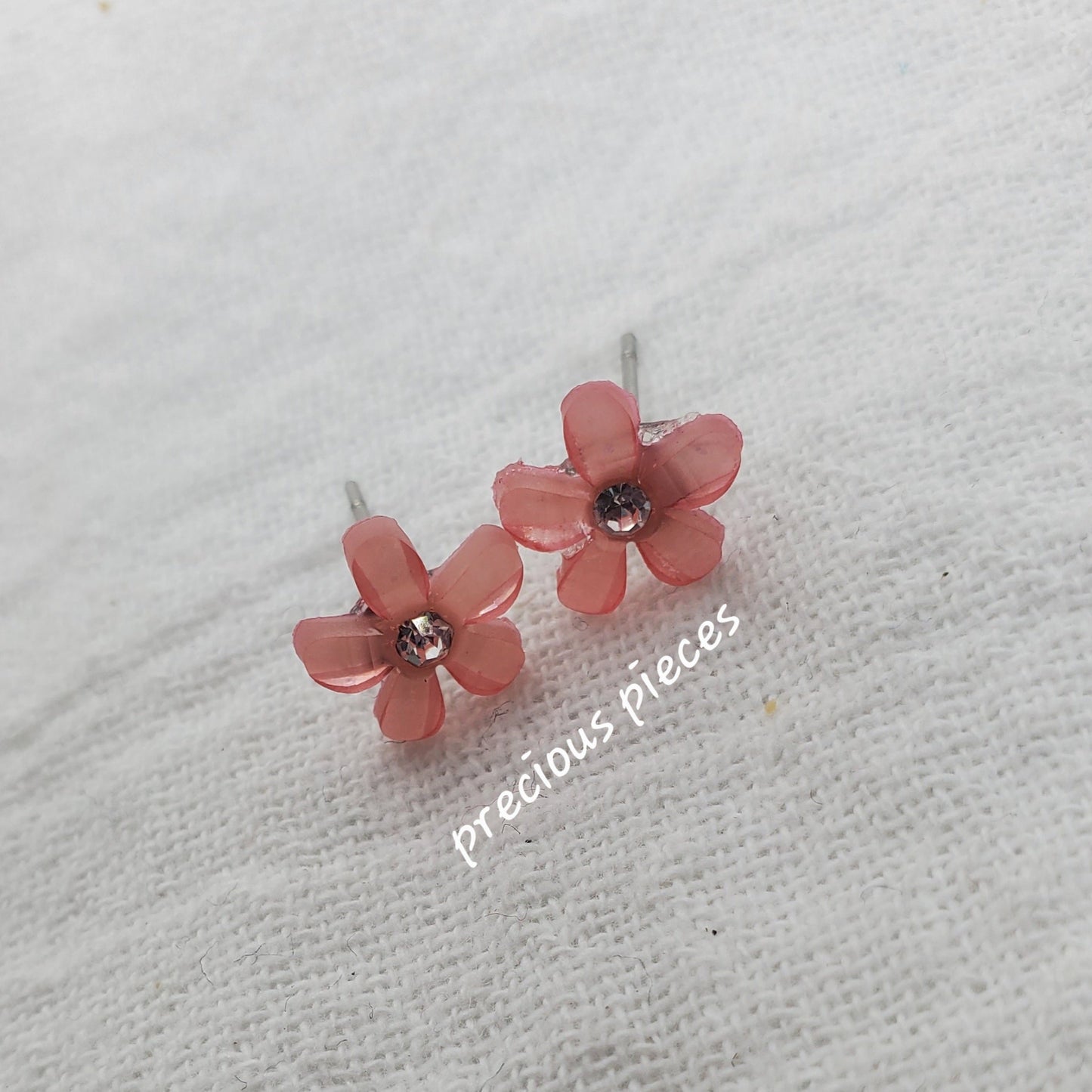 Kid's Sparkle Flower Earrings (click for more colors)