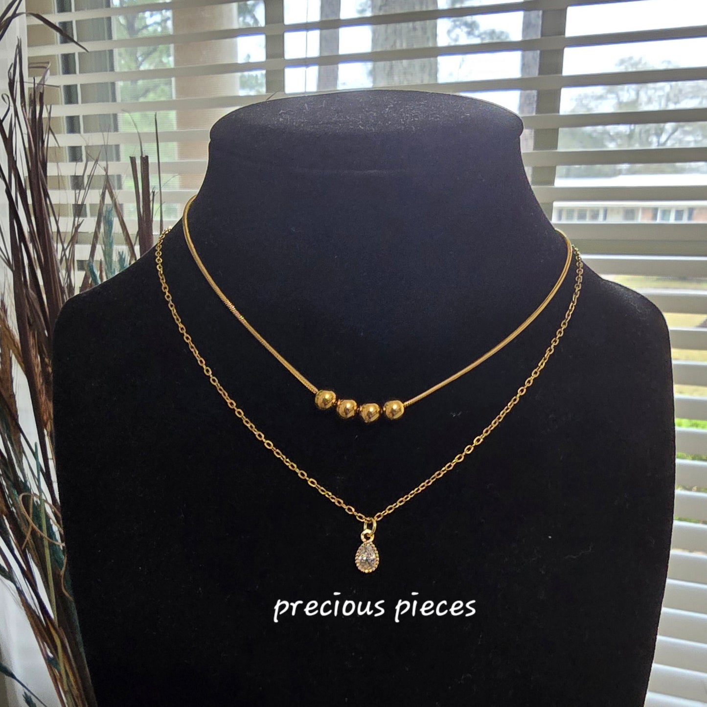 Adjustable Ball Charm Necklace (click for more options)