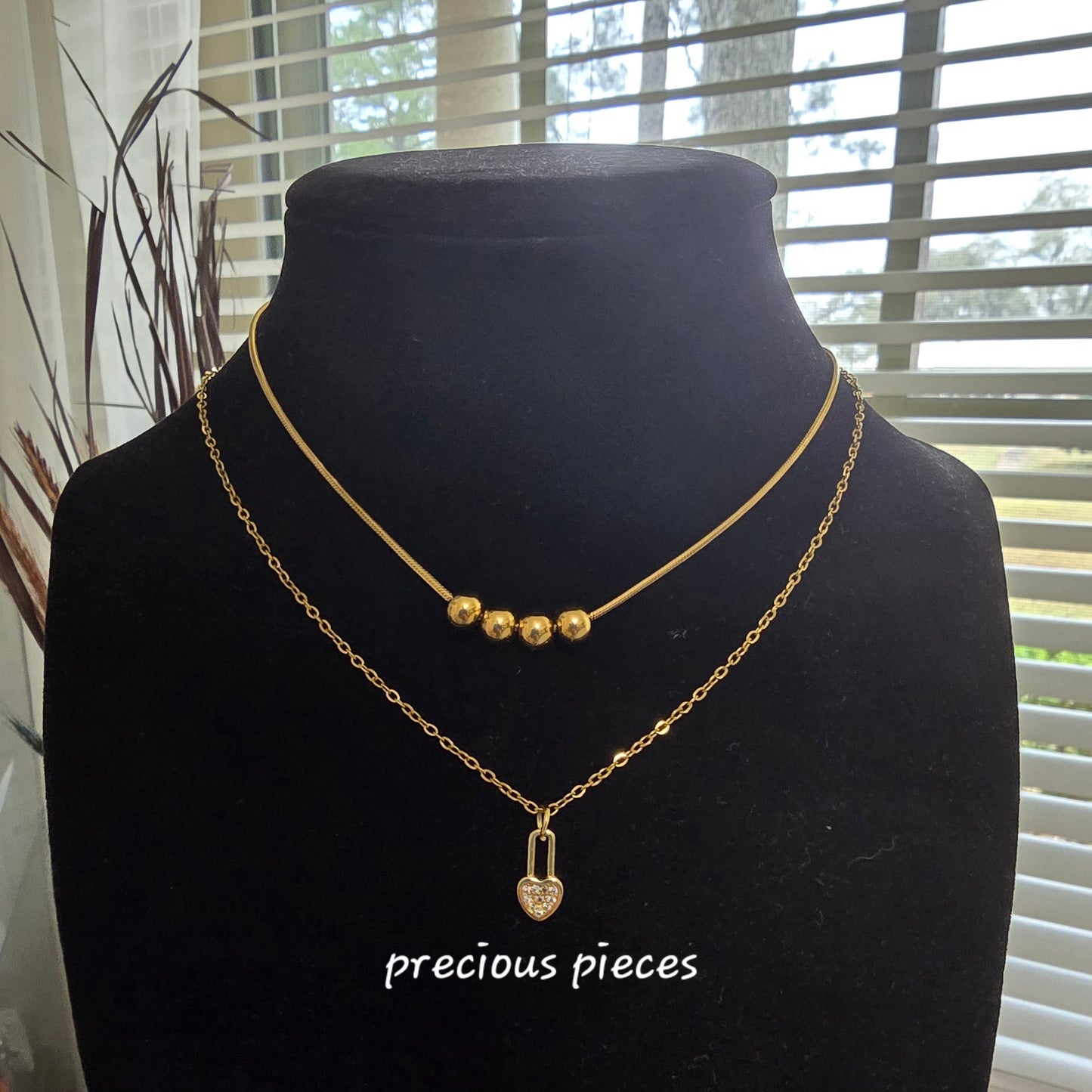 Adjustable Ball Charm Necklace (click for more options)
