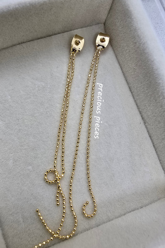 Ear Back with Long Tassel Chain (for earrings)