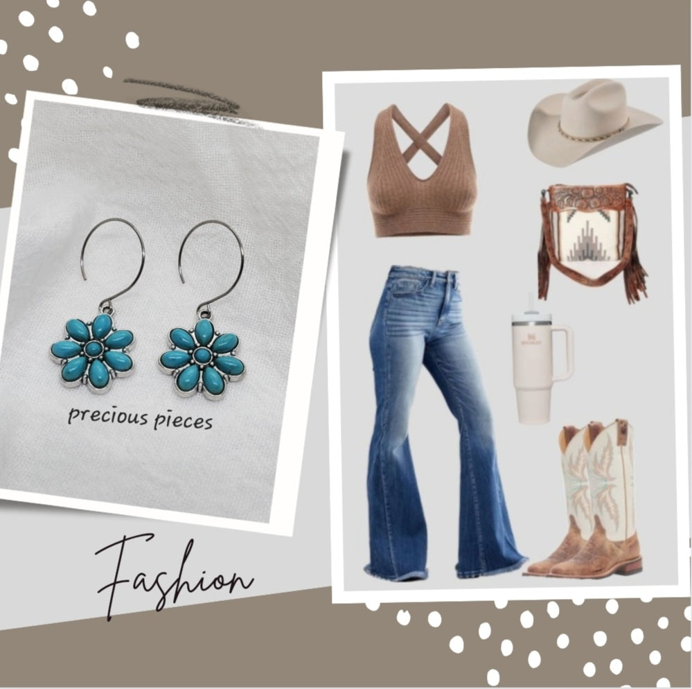 Western Flower Earrings (click for more options)