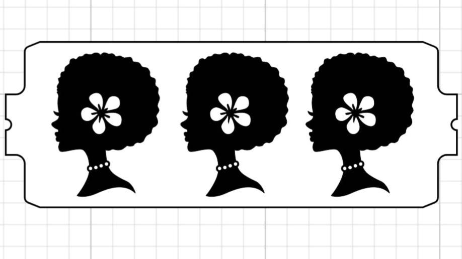 Afro Woman with Flower In Her Hair Mug