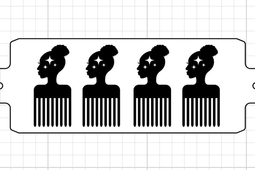 Afro Comb Mug