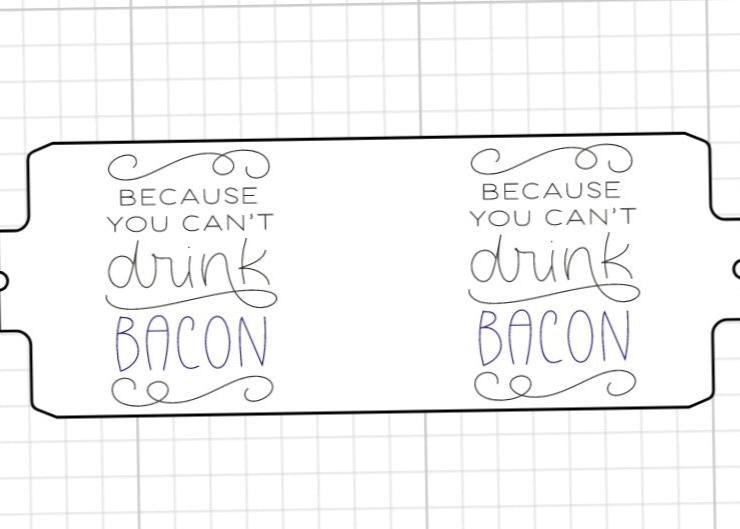 Because You Can't Drink Bacon Mug